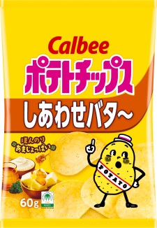 16位：カルビー　ポテトチップス　しあわせバター